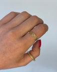 9ct Yellow Gold Fendi Ring