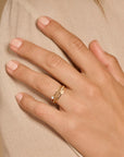 Blush Disc Ring