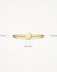 Blush Disc Ring