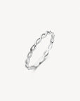Blush Wave Ring White