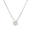 18ct White Gold Diamond Pendant