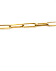 9ct Yellow Gold Paperclip Link Chain
