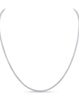 Silver 2.5mm Rounded Box Belcher Chain