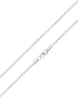 Silver 3mm Rounded Box Belcher Chain