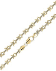 18ct Yellow Gold Vermeil Handmade Textured Knot Bracelet