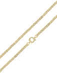 18ct Yellow Gold Vermeil Handmade Spiga Chain