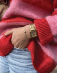 Gracieuse Watch Steel, Gold Colour