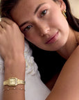 Gracieuse Mini Watch Steel, Gold Colour