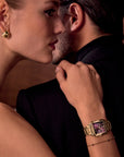 Gracieuse Multifunction Watch Steel, Dark Cherry, Gold Colour