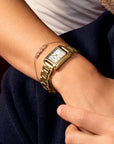 Anglée Watch Steel, White, Gold Colour