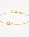 Blush Interlocking circles Bracelet