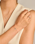 Blush Interlocking circles Bracelet