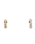 9ct Yellow Gold CZ Studs