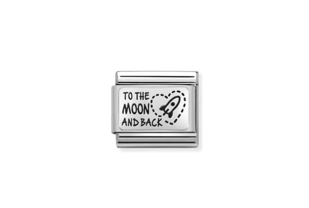 Composable Classic Link ‘To the moon and back’ Silver