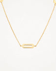 Blush Paperclip Necklet