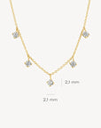 Blush CZ Necklet