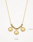 Blush Disc Detail Pendant