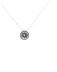18ct White Gold Diamond Pendant