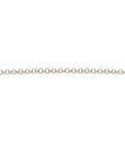 18ct White Gold Floral Drop Necklace