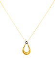 9ct Yellow Gold Diamond Pendant