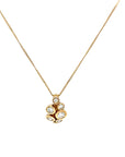 9ct Gold Diamond Cluster Pendant