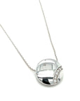 18ct White Gold Diamond Pendant