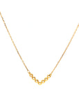9ct Gold Chain with Bezel-set CZ Detail