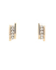 9ct Yellow Gold CZ Studs
