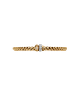 Flex'it bracelet with a double rondel and diamond pavé