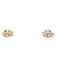 9ct Yellow Gold Butterfly CZ Studs