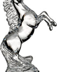 Waterford Crystal Rearing Horse Collectible