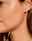Blush Oval Hoop