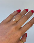 9ct Yellow Gold Cubic Zirconia Ring