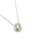 18ct White Gold Diamond Pendant
