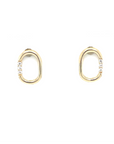 9ct Yellow Gold CZ Studs