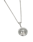 18ct White Gold Diamond Pendant
