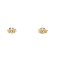 9ct Yellow Gold CZ Bezel Studs