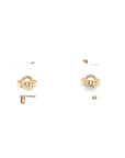 9ct Yellow Gold CZ Studs