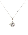 9ct White Gold Diamond Pendant
