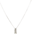 18ct White Gold Diamond Pendant