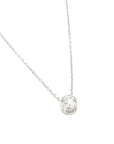 18ct White Gold Diamond Pendant