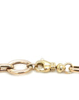 9ct Yellow Gold Oval and Rectangle Link Bracelet