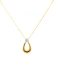 9ct Yellow Gold Diamond Pendant