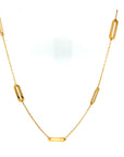 9ct Yellow Gold Chain with Link detail