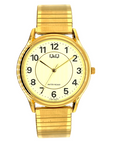 Q&Q Gold Expandable Watch