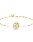 Gold Shiny Sun Stars Bracelet