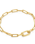Gold Linked Chunky Bracelet