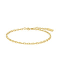 Gold Paper Clip Chain Bracelet