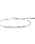 Silver Twisted Bar Bracelet