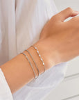Silver Quintet Marquise Bracelet